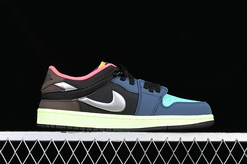 All categories Air Jordan Jordan series basketball shoes Air Jordan 1 Low Air Jordan 1 Low FlyEase "Bio Hack" AJ1 Joe 1 color stitching new low-top basketball shoes DM1206-201